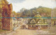 R001404 Dunster Castle And Yarn Market. Valentine. Art Colour. No A.821 - Monde