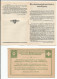 Société Suisse Des Carabiniers, 3 Cartes, Fascicule 8 Pages Et Emballage (1824-1924) - Avenches