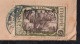 Ethiopia 1927 Printed Matter ½G Overprint Stamp ADDIS ABABA X SAO PAULO Brasil - Äthiopien