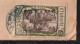 Ethiopia 1927 Printed Matter ½G Overprint Stamp ADDIS ABABA X SAO PAULO Brasil - Ethiopie