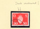 Norwegen D 64 M. Druckfehler, Gebr. 30 öre Dienst M. Oben Verschmiertem Druck - Storia Postale