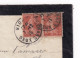 Lettre Niort Deux-Sèvre 7 Décembre 1915 Paire De Semeuse - 1906-38 Semeuse Camée