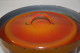 E2 Ancienne Marmite - Casserole- Orange - Vintage - Auberge - Old School - Arte Popolare