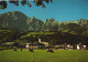 LEOGANG, SALZBURG, ARCHITECTURE, CHURCH, COWS, MOUNTAIN, AUSTRIA, POSTCARD - Leogang