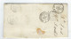 Lettre De Madrid 1863 Pour Oloron France - Briefe U. Dokumente