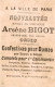 CHROMO A LA VILLE DE PARIS NOUVEAUTES A. BIGOT A ORBEC ALPHABET LA LETTRE V (VACHE VOLIERE VENDANGES VELOS) - Other & Unclassified