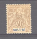 Nossi-Bé  :  Yv   35  (*) - Unused Stamps