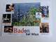 D203029   Österreich   Postkarte Vom 29.06.2002 Mit Ergänzungsmarke € 0,38 Mit Stempel  Baden Bei Wien - Covers & Documents