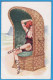 CPA ILLUSTRATEUR SIGNE HEROUARD - 2582 "UNE COQUETTE" - JEUNE FEMME EN MAILLOT DE BAIN - Autres & Non Classés