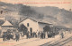 Le CHEYLARD (Ardèche) - Gare Avec Train - Réception De L'Oeuvre Des Enfants De La Montagne - Voyagé 1909 (2 Scans) - Le Cheylard