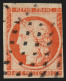 N°5a, Cérès 1849, 40c Orange-vif, Oblitéré Gros Points - BEAU D'ASPECT - 1849-1850 Cérès