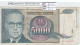 BILLETE YUGOSLAVIA 5.000 DINARES 1992 P-115a  - Sonstige – Europa