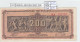 BILLETE GRECIA 200 DRACHMAS 1944 P-131a.2 - Other - Europe