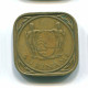 5 CENTS 1962 SURINAM NIEDERLANDE Nickel-Brass Koloniale Münze #S12669.D.A - Suriname 1975 - ...