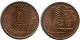 1 CENT 1981 SINGAPOUR SINGAPORE Pièce #AR890.F.A - Singapour