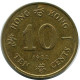 10 CENTS 1982 HONG KONG Pièce #BA169.F.A - Hongkong