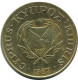 5 CENTS 1987 CHYPRE CYPRUS Pièce #AP311.F.A - Cipro
