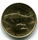 1 TOLAR 2001 SLOVENIA UNC Fish Coin #W11302.U.A - Slovénie