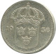 10 ORE 1936 SUECIA SWEDEN PLATA Moneda #AD022.2.E.A - Suède