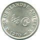 1/4 GULDEN 1970 ANTILLES NÉERLANDAISES ARGENT Colonial Pièce #NL11642.4.F.A - Nederlandse Antillen
