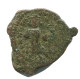 FLAVIUS JUSTINUS II 1/2 FOLLIS Antique BYZANTIN Pièce 4.3g/25mm #AB387.9.F.A - Byzantinische Münzen