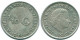 1/10 GULDEN 1970 ANTILLES NÉERLANDAISES ARGENT Colonial Pièce #NL12988.3.F.A - Nederlandse Antillen