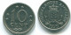 10 CENTS 1979 ANTILLES NÉERLANDAISES Nickel Colonial Pièce #S13607.F.A - Nederlandse Antillen