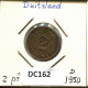 2 PFENNIG 1950 D BRD ALLEMAGNE Pièce GERMANY #DC162.F.A - 2 Pfennig