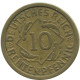 10 RENTENPFENNIG 1924 A ALLEMAGNE Pièce GERMANY #AD574.9.F.A - 10 Rentenpfennig & 10 Reichspfennig