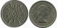 2 SHILLING 1966 UK GBAN BRETAÑA GREAT BRITAIN Moneda #AY998.E.A - J. 1 Florin / 2 Schillings