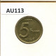 5 FRANCS 1994 DUTCH Text BELGIEN BELGIUM Münze #AU113.D.A - 5 Francs