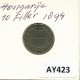 10 FILLER 1894 HUNGARY Coin #AY423.U.A - Ungarn