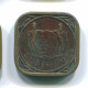 5 CENTS 1962 SURINAME Netherlands Nickel-Brass Colonial Coin #S12684.U.A - Surinam 1975 - ...