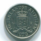 10 CENTS 1980 NIEDERLÄNDISCHE ANTILLEN Nickel Koloniale Münze #S13742.D.A - Antillas Neerlandesas