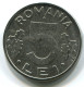 5 LEI 1992 ROMÁN OMANIA UNC Eagle Coat Of Arms V.G Mark Moneda #W11351.E.A - Romania
