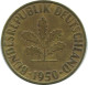 10 PFENNIG 1950 C BRD ALEMANIA Moneda GERMANY #AD843.9.E.A - 10 Pfennig