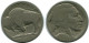 5 CENTS 1913-1938 USA Moneda #AR261.E.A - 2, 3 & 20 Cent