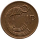 1 PENNY 1992 IRLAND IRELAND Münze #AY667.D.A - Irlande