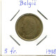5 FRANCS 1998 BELGIEN BELGIUM Münze DUTCH Text #BA635.D.A - 5 Frank