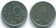 10 CENTS 1970 NETHERLANDS ANTILLES Nickel Colonial Coin #S13327.U.A - Niederländische Antillen