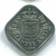 5 CENTS 1975 NIEDERLÄNDISCHE ANTILLEN Nickel Koloniale Münze #S12242.D.A - Niederländische Antillen