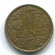1 CENT 1965 NIEDERLÄNDISCHE ANTILLEN Bronze Fish Koloniale Münze #S11105.D.A - Niederländische Antillen