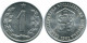 1 HALERU 1962 CZECHOSLOVAKIA Coin #AR221.U.A - Tschechoslowakei