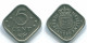 5 CENTS 1984 NIEDERLÄNDISCHE ANTILLEN Nickel Koloniale Münze #S12366.D.A - Niederländische Antillen