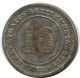 10 CENTS 1926 STRAITS SETTLEMENTS MALAISIE MALAYSIA Pièce #AX153.F.A - Malaysia