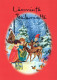 ANGELO Buon Anno Natale Vintage Cartolina CPSM #PAG865.A - Engel