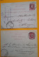 Belgique  Entier Postal N°15 Et 18 Obliterè Charleroi Et Charleroi (station) 3 Scans - Postcards 1871-1909