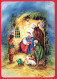 Vierge Marie Madone Bébé JÉSUS Noël Religion #PBB690.A - Vierge Marie & Madones