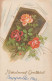 FLEURS Vintage Carte Postale CPA #PKE624.A - Blumen