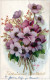 FLOWERS Vintage Postcard CPA #PKE611.A - Blumen